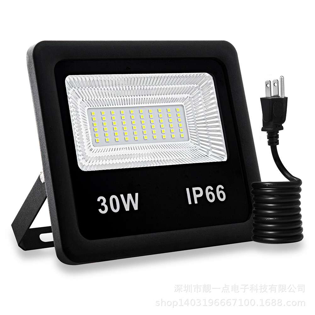 30Wled投光灯贴片户外庭院厂房公园招牌隧道码头led投光灯