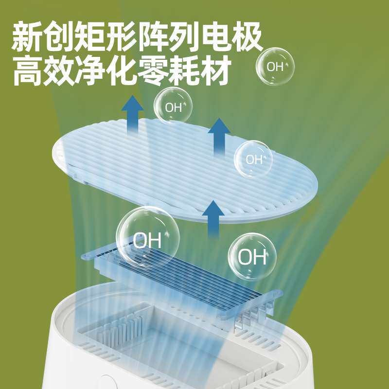 米扬果蔬净化器新款无线便携磁吸充电果蔬机净化器工厂直销清洗机