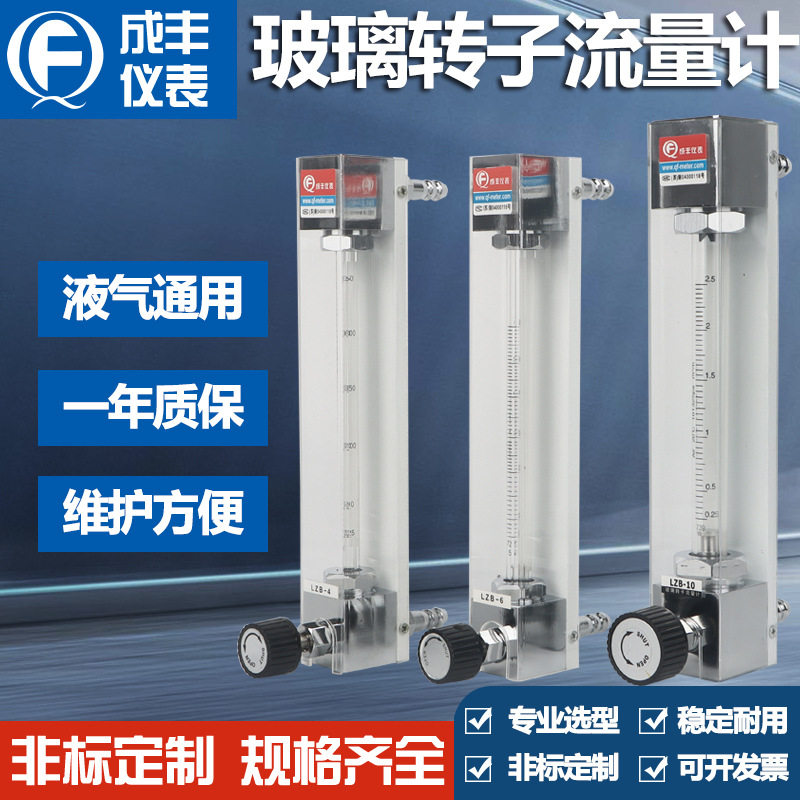LZB-10玻璃转子流量计性能稳定气体流量计成丰仪表厂家直销供应