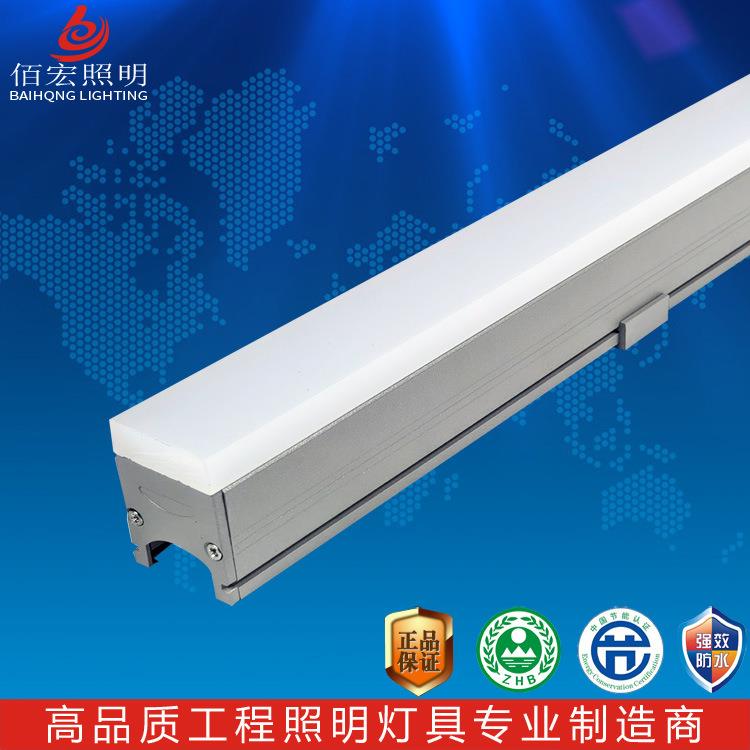led亚克力线条灯RGBW亮化轮廓灯12W15W18W户外防水文旅景观灯