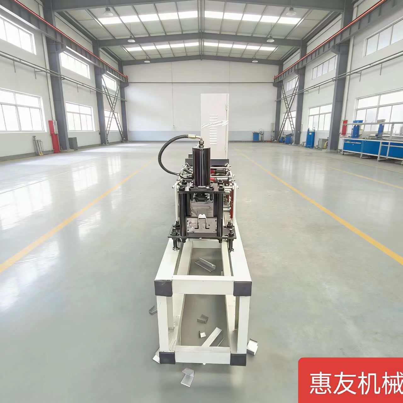 厂家4030方通扣板机广告彩钢扣板机 高速扣板机广告扣板设备
