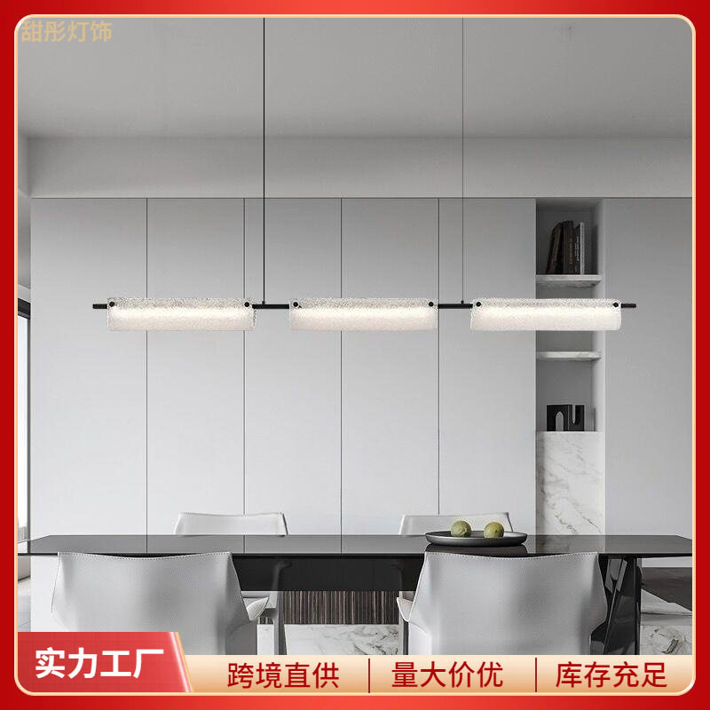 意式极简轻奢全铜设计师餐吊灯