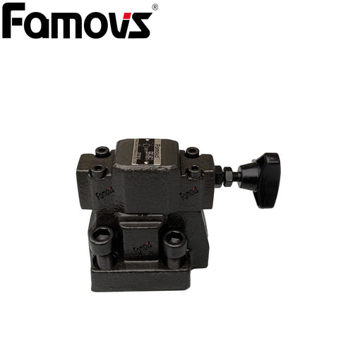 HRF-G10-3-R-30台湾FamovsI液压先导低噪音溢流阀 板式调压阀安全