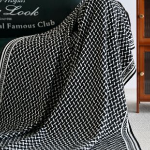 A61穗花轻奢飞机头等舱航空毯空调毯办公室沙发午睡毛毯盖毯