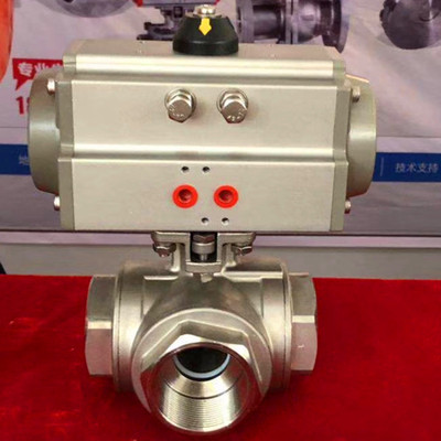 高平台带支架 耐腐蚀气动球阀Q641F-16/25P 不锈钢气动球阀 DN150
