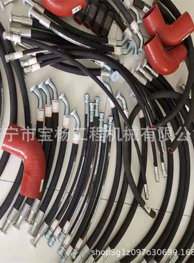 TY160 SD16推土机全车软管07102-20616液压高压油管橡胶软管