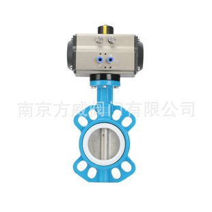 300 150 125 100 DN40 气动四氟蝶阀D671F 厂家直销
