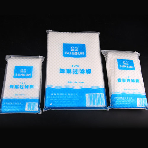 sunsun蜂窝鱼缸过滤棉密度净化