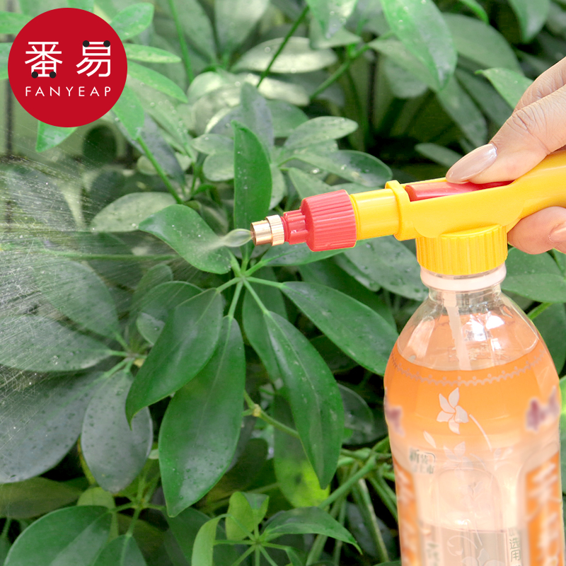 饮料瓶喷头A1P25-浇花气压式喷头多功能家用小型喷雾器可调节