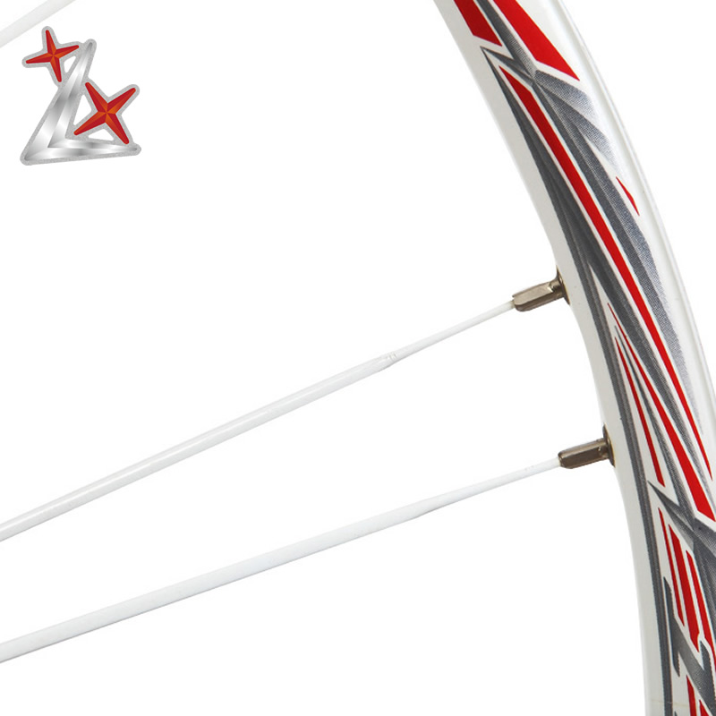 极速厂26寸登山车轮组自行车 2培C林快拆花鼓碟煞轮组双层车圈 无