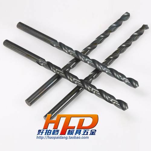 极速直柄加长黑色加硬麻花钻头特长深孔钻咀12 12.M5 13* 250 300