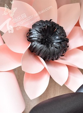 极速婚庆橱窗展示婚礼影楼背景装饰A舞台道具Z083大型纸花35朵组