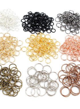 极速200pcs/Lot 3/4/5/6/7/8/10mm MetFal DIY Jewelry Findings
