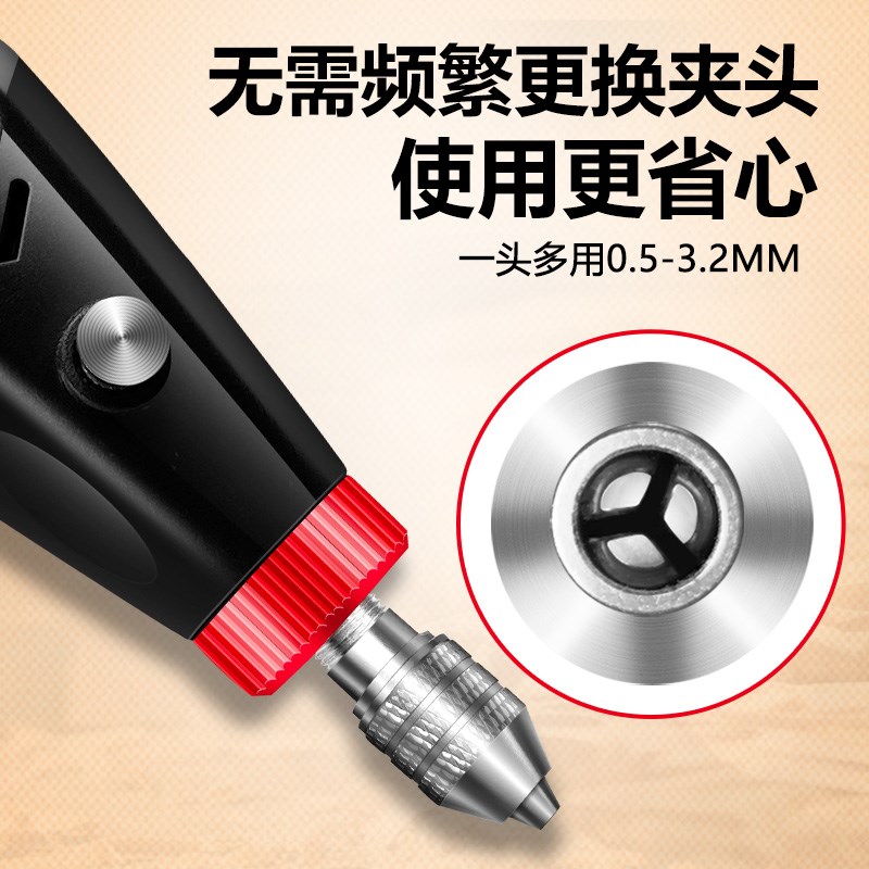 极速新品厂销12V迷你电磨机LXI小型手持打磨P芦N雕工具电动葫光切