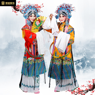 速发京剧戏服帔妃醉酒缎贵凤蟒皇后娘娘服装凤冠霞团凤袍戏服蟒袍