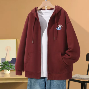 速发连帽卫衣春秋冬季懒码外套开衫韩系大款慵新风长袖宽松上衣