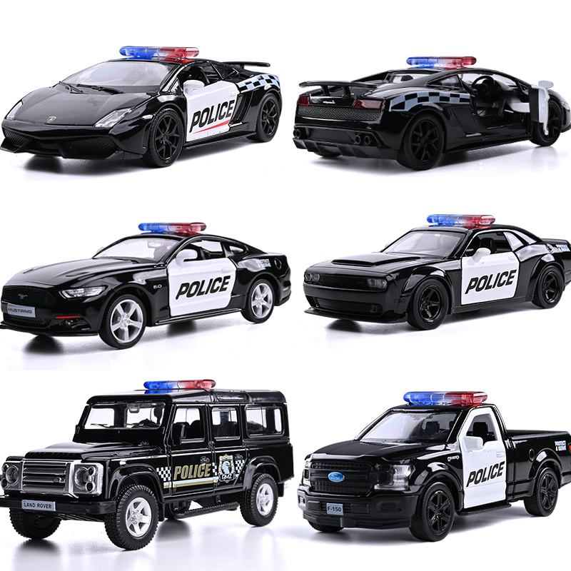 速发警车大g6汽车模型合金收藏车模男孩玩具摆件