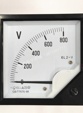 速发6L2 2V0V 450V 750V 800V 1000V交流指电压表 6L2A51KC电压表