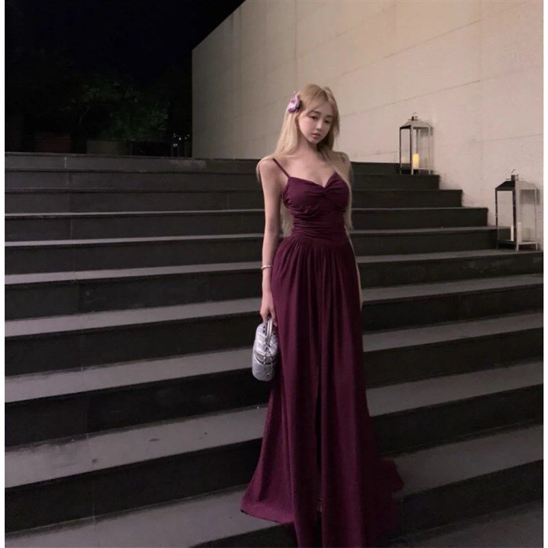 速发大码00斤海边度假辣妹抹胸性感吊带遮结开叉纽肉连衣裙