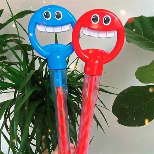 速发泡款可爱手脸泡泡棒收放笑持儿童泡泡大量出新吹泡泡户外少玩