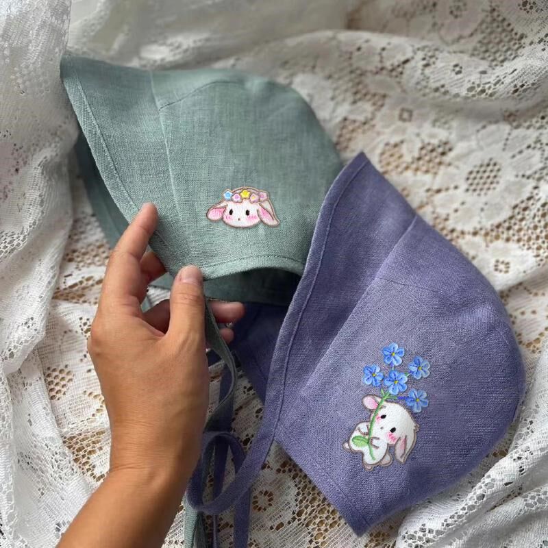 速发刺绣贴兔子年动物衣服补丁贴书包贴服布贴可爱百搭贴