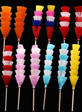 速发毛曲武生武旦翎座 林坐京剧舞蹈俏花旦头戏翎饰座真丝林子座