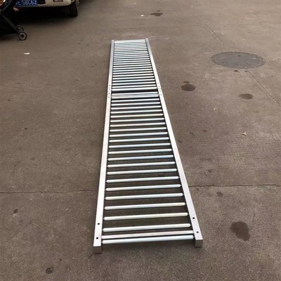 极速新品无动力滚筒o桶装水卸货神器y滑梯下货滑道滑轮搬运卸车卸