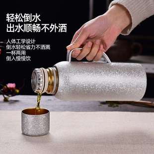 覆钛保温壶大容量暖水瓶高档家用户外办公机械焖茶壶泡茶壶开水壶