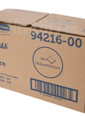 金佰利94216 WYPALL*劲拭*X50折叠式通用擦拭布白色 35*25cm 木浆