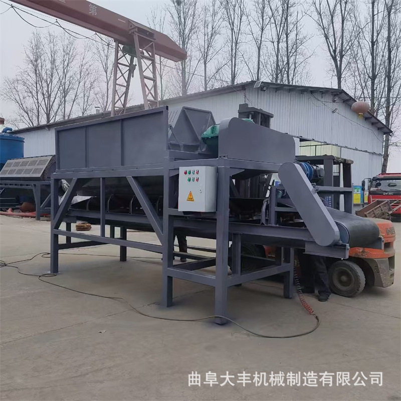 干渣除锈研磨机 滚筒进出料研磨筛选机 六角滚筒抛光机