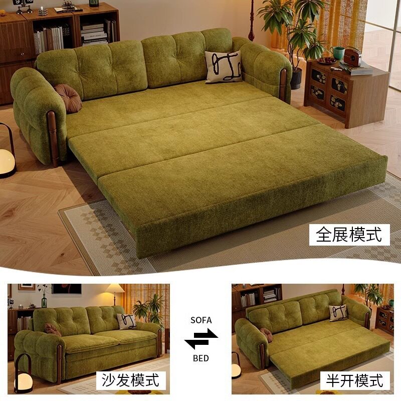 卧室多功能沙发床两用可折叠小户型网红简约小型双人书房伸缩一体