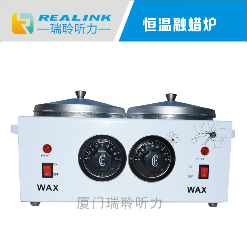 瑞聆 双缸恒温炉 融化蜡块琼脂 耳模制作 铝锅