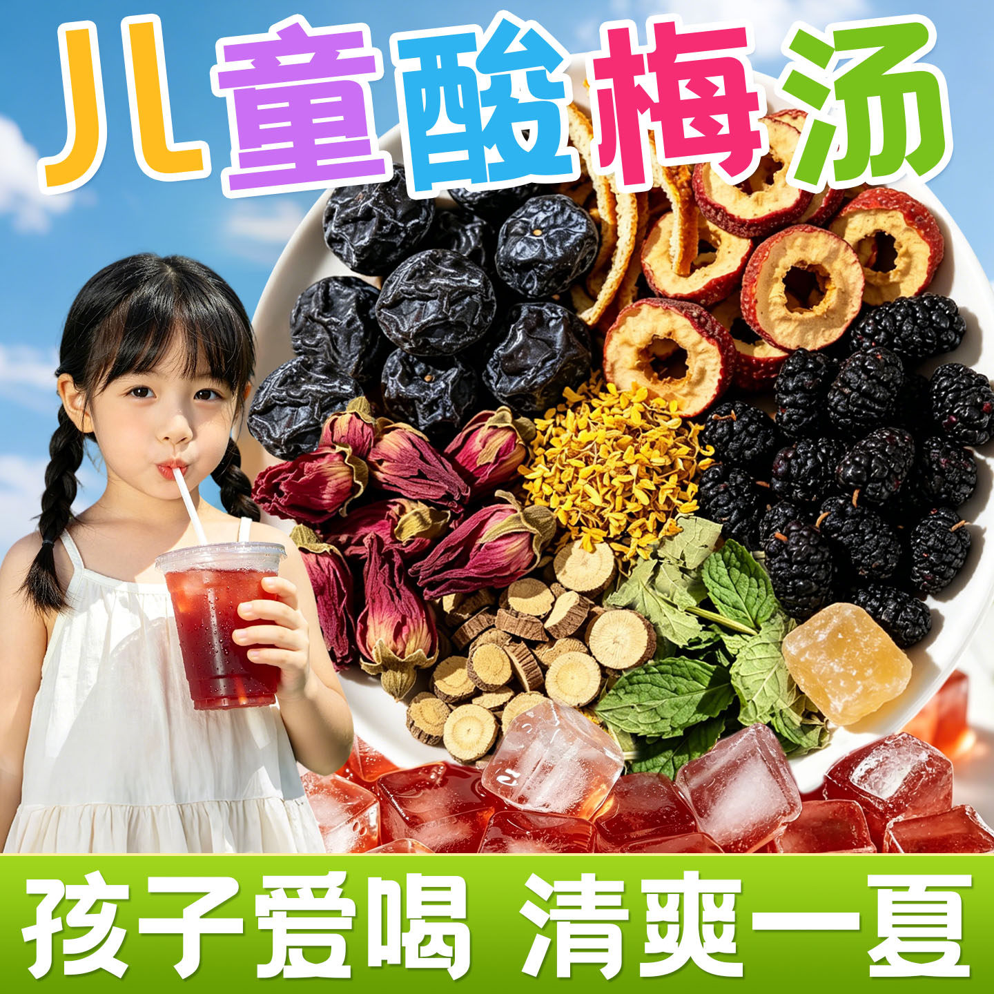 酸梅汤独立小包装儿童桂花乌梅古法自制酸梅汁原材料包官方旗舰店