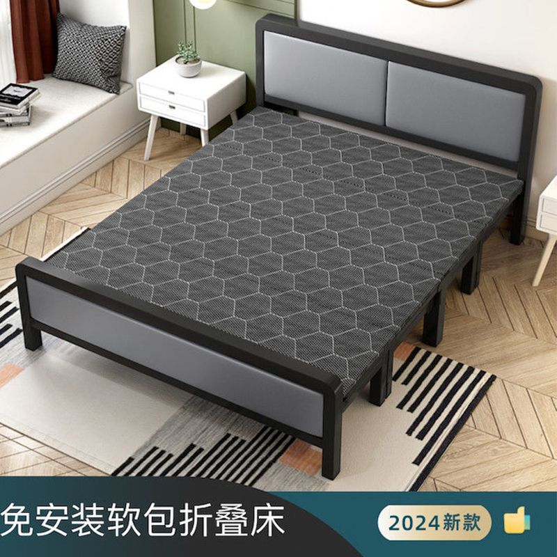 折叠铁架床带床垫办公午休