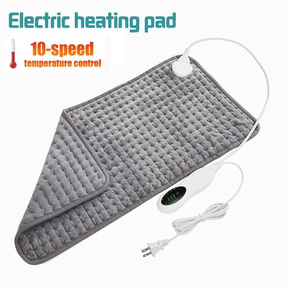10档温控加热垫智能理疗毯3档定时发热垫冬季小电热毯Heating Pad