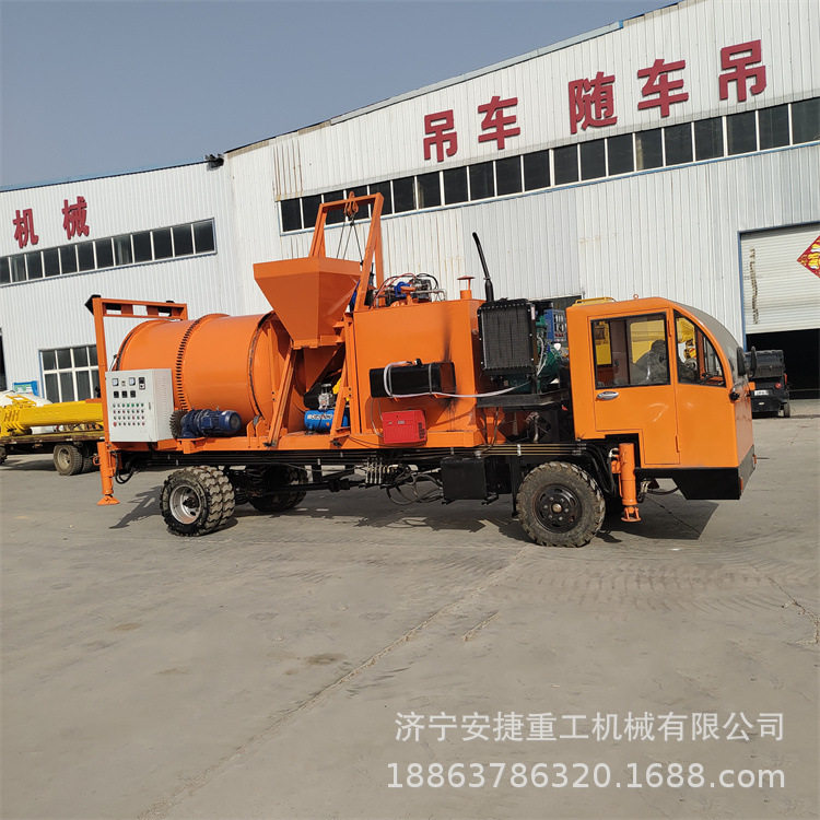 全自动车载式沥青搅拌机 废料再次利用 1.5方环保型沥青拌合机