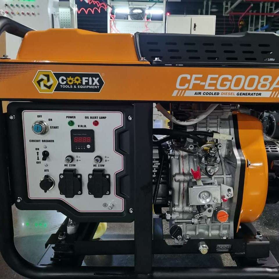 COOFIX汽油发电机户外家用发电机组单相220V便携式5KW