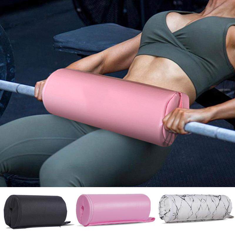 加厚杠铃护肩垫深蹲臀桥臀推垫男瑜伽肩颈护套健身房训练瑜伽护具