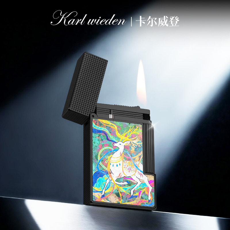 KW卡尔威登打火机充气男生情人节生日礼物高级防风男士朗声火机