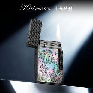 KW卡尔威登朗声煤油打火机高端男士送男友情人节生日礼物防风高档