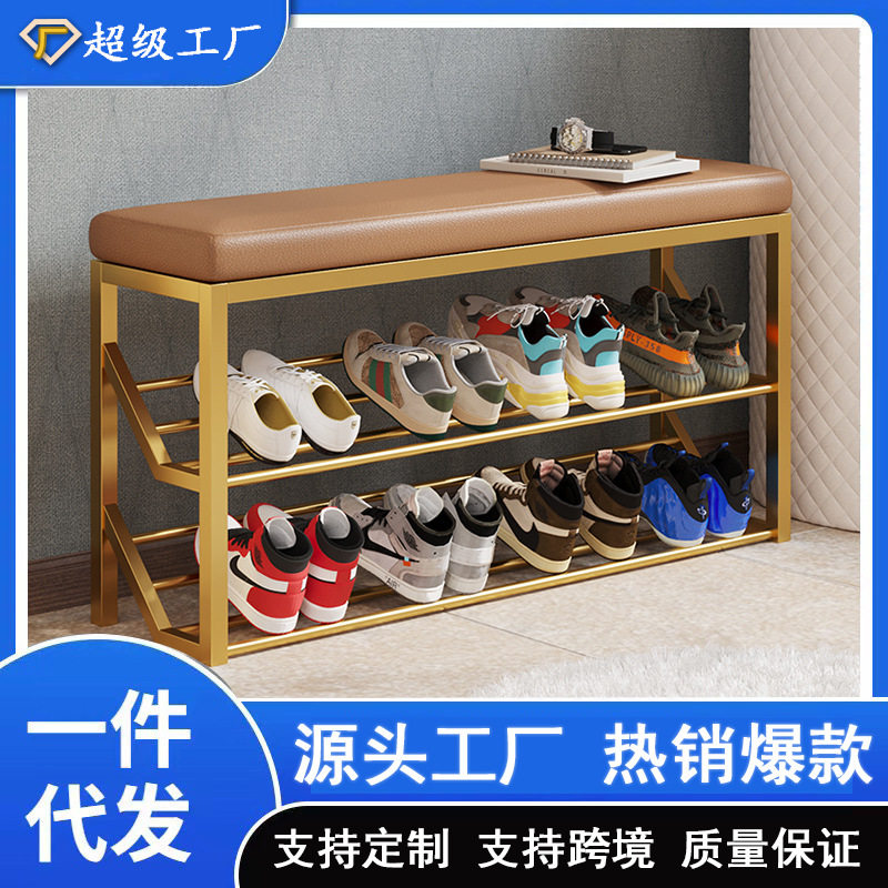 免安装换鞋凳储物凳穿鞋凳玄关凳美式门口鞋凳床前鞋柜凳鞋稳固