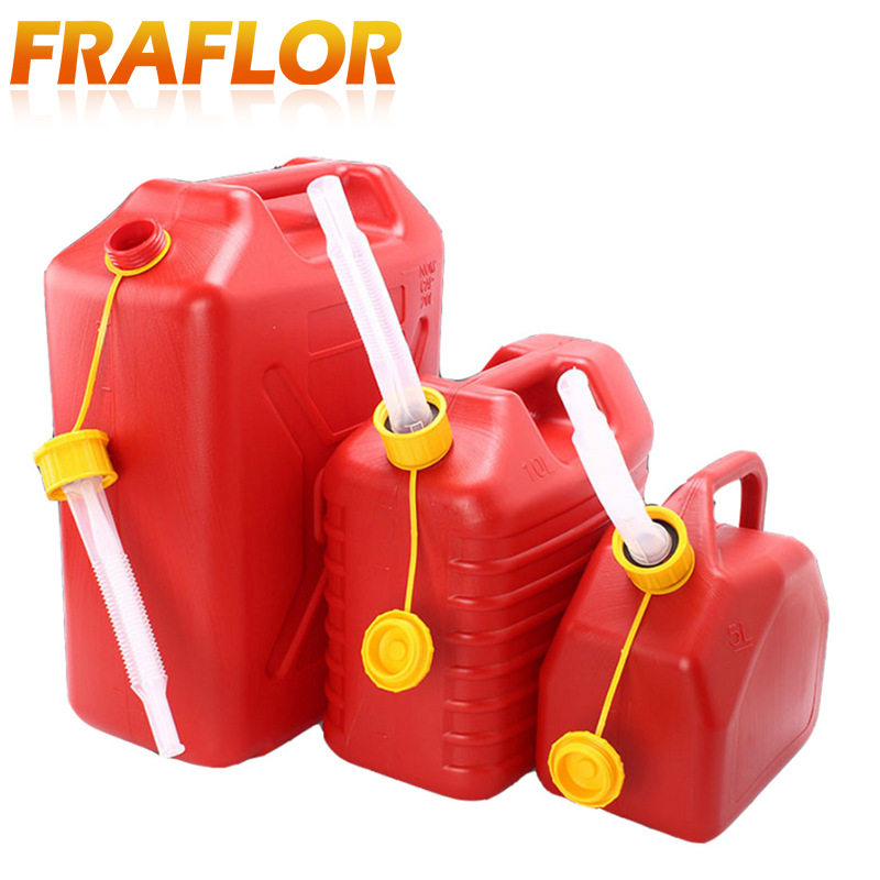 5L10升20升柴油桶加油壶汽车备用油箱加厚塑料油桶汽油桶带出油管