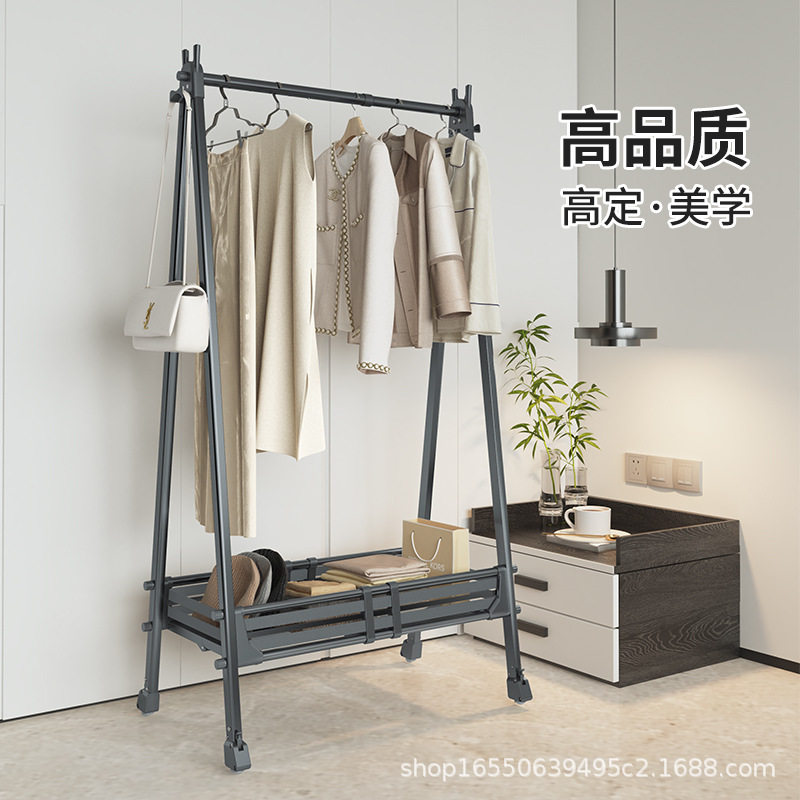 挂衣架落地卧室放脱下的衣服神器卧室衣帽架晚上床边不占地晾衣架