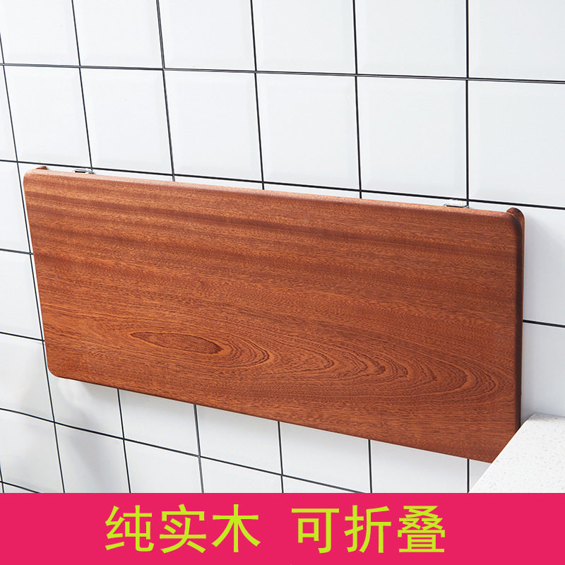 实木壁挂式可折叠桌连壁餐桌厨房台面挂墙上小桌子靠墙桌板学习桌