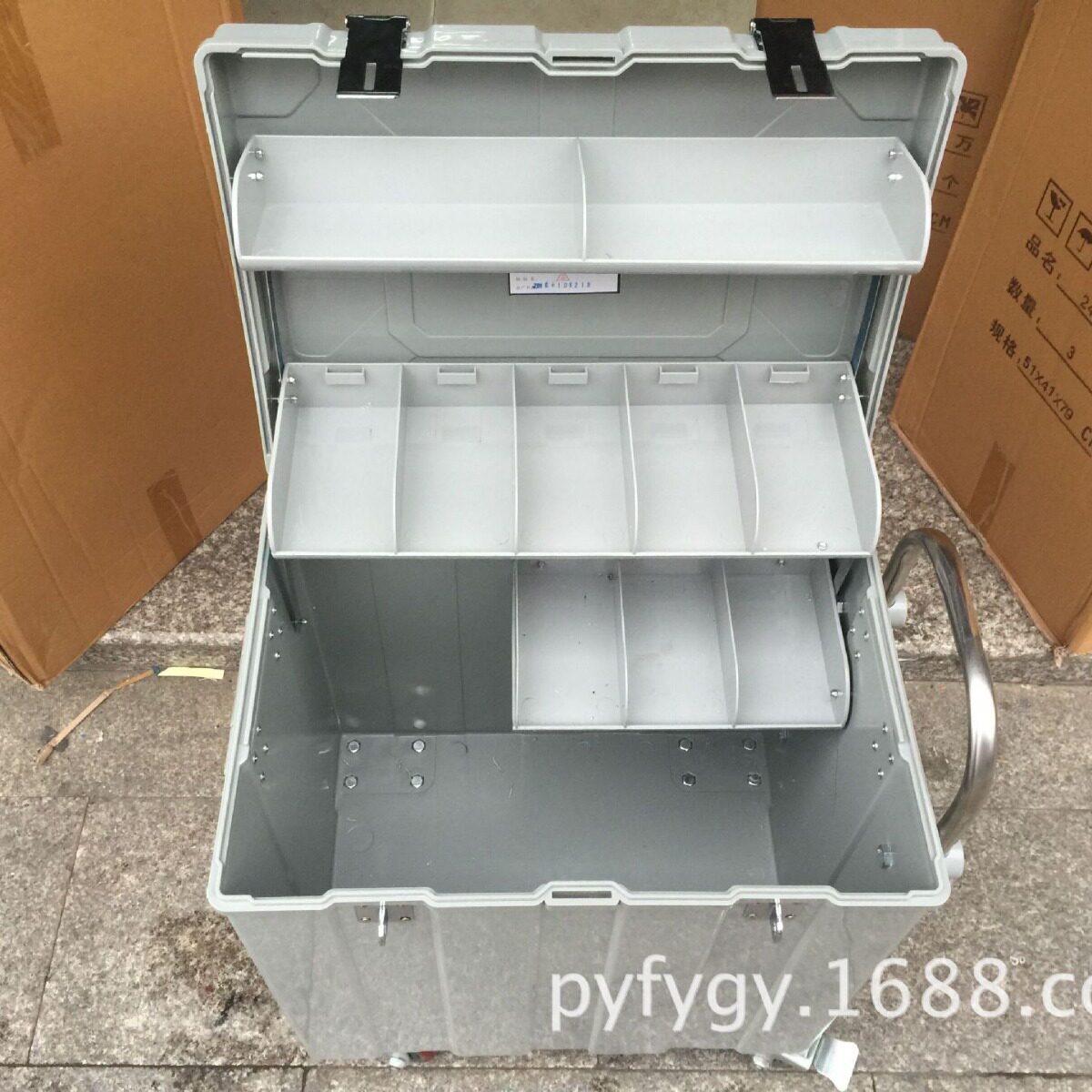 500万现金款车 提款箱运钞箱 银行柜员专用 保管箱手推调箱金库箱
