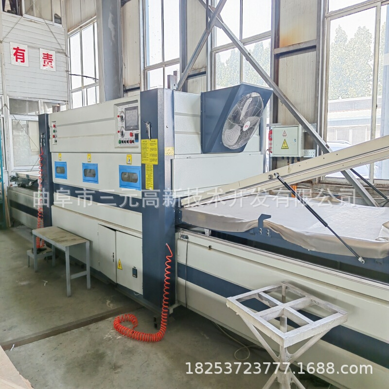 TM2480双工位PVC真空覆膜机 格栅软硬包凸凹面异型板超高压吸塑机