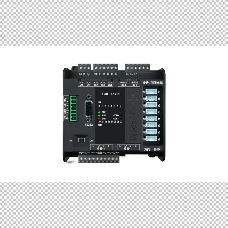 国产PLC JT3U-12MRT-8MT-2AD-1DA JT3U-16MRT-8MT-4AD 4轴带485