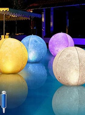 无线LED充气发光星球音乐节舞台DMX512中控抛月球灯光秀暖场布置