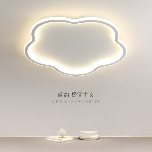 简约浪漫花朵LED卧室吸顶灯