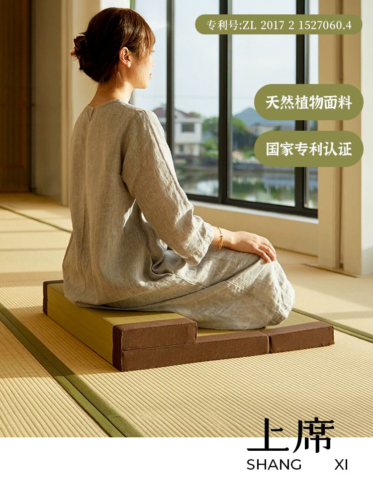 上席单盘散盘天然椰棕打坐垫禅修垫家用静坐禅垫冥想蒲团加厚工厂